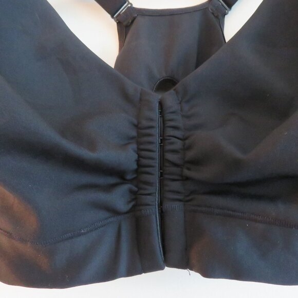 Women's Black Front-Closure Bra - Picture 5 of 16